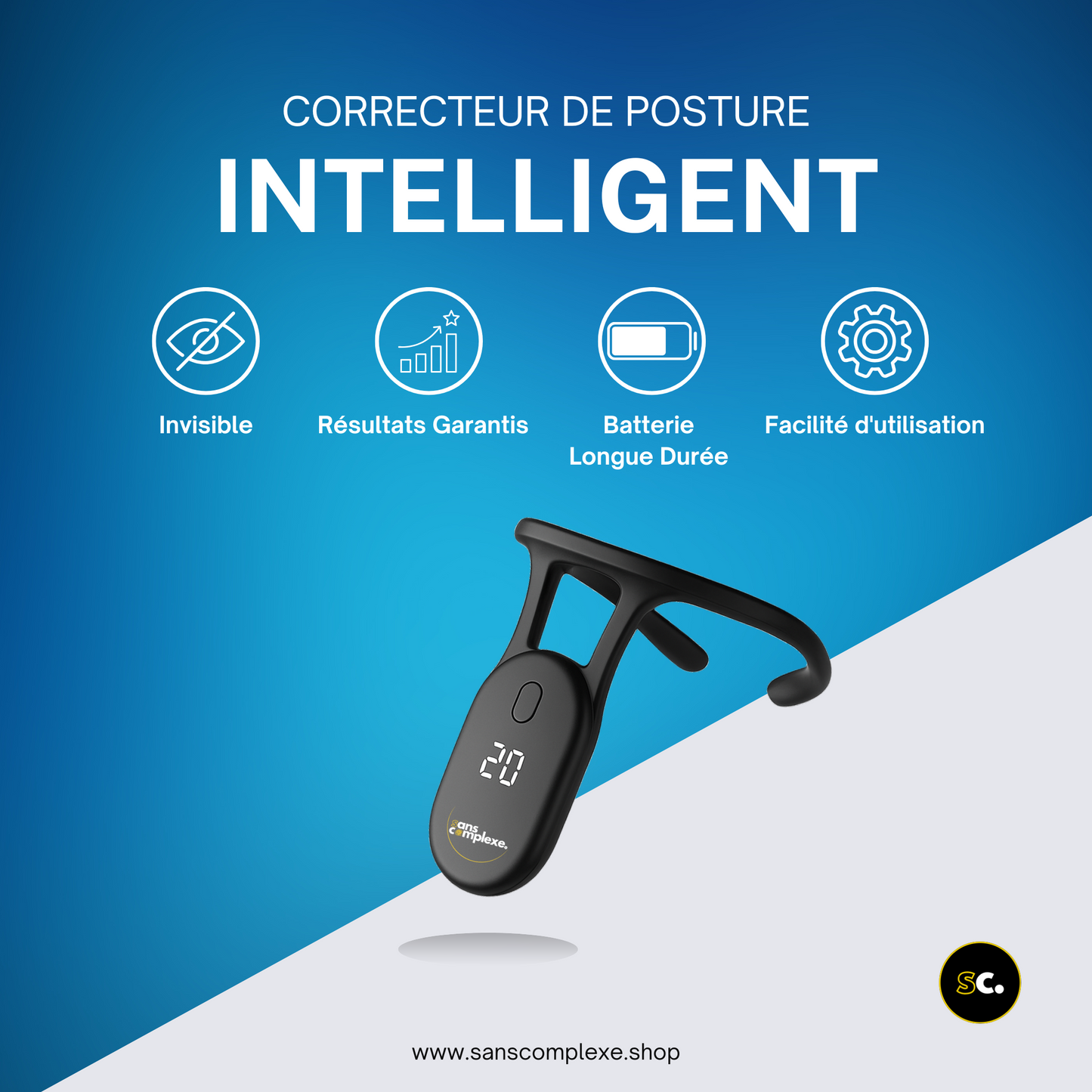 Correcteur de posture intelligent
